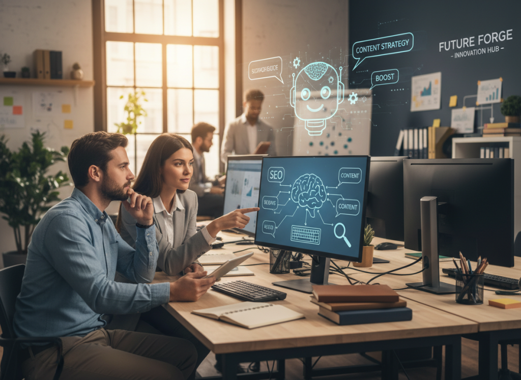 Image actuelle : Rédaction SEO & IA générative