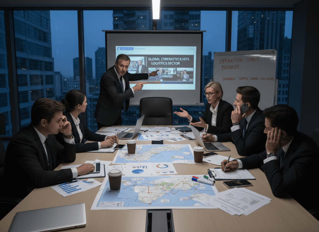 Image actuelle : Simulation de crise IA